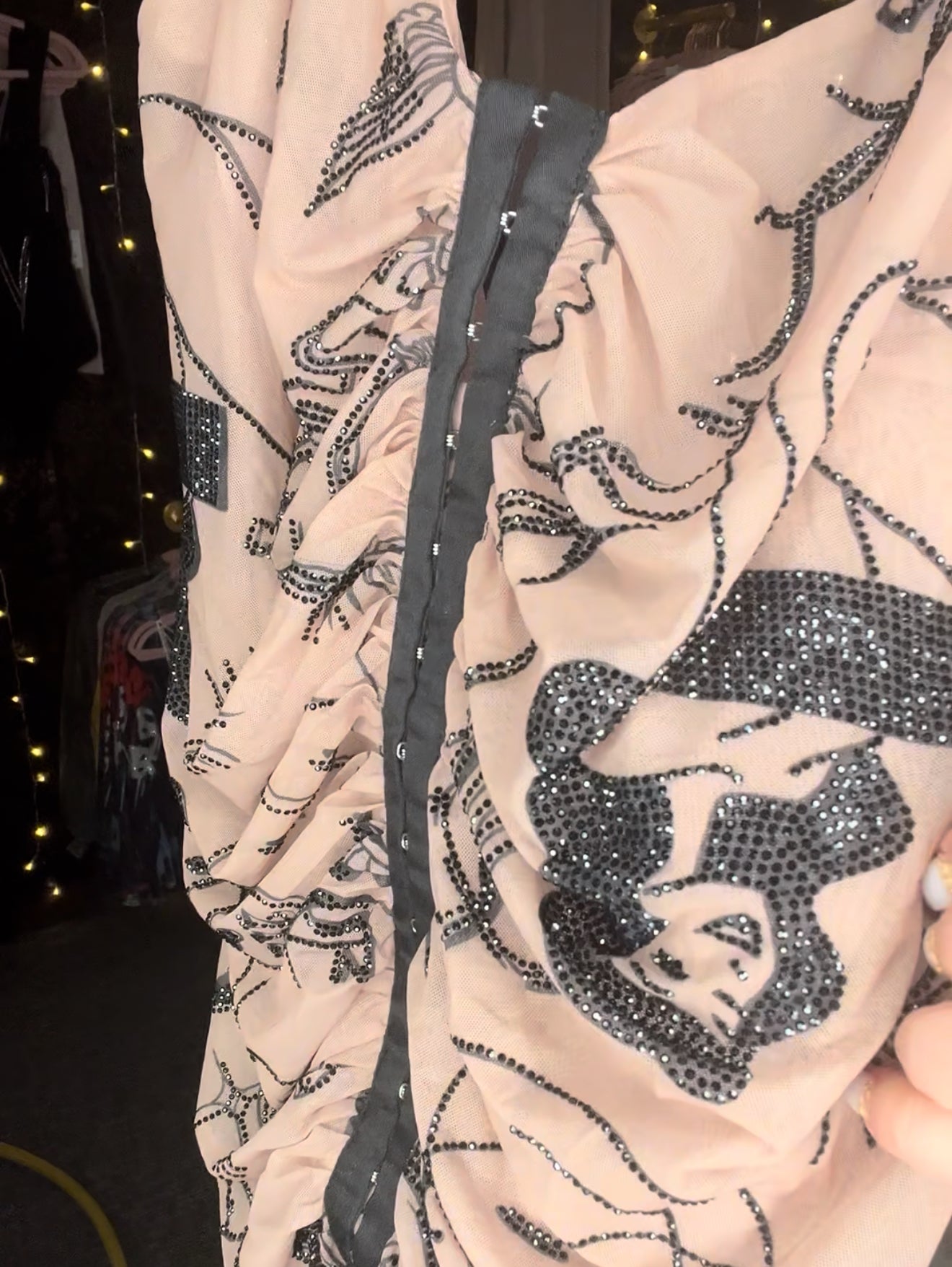 Magical Cartoon Printed Sheer Dress