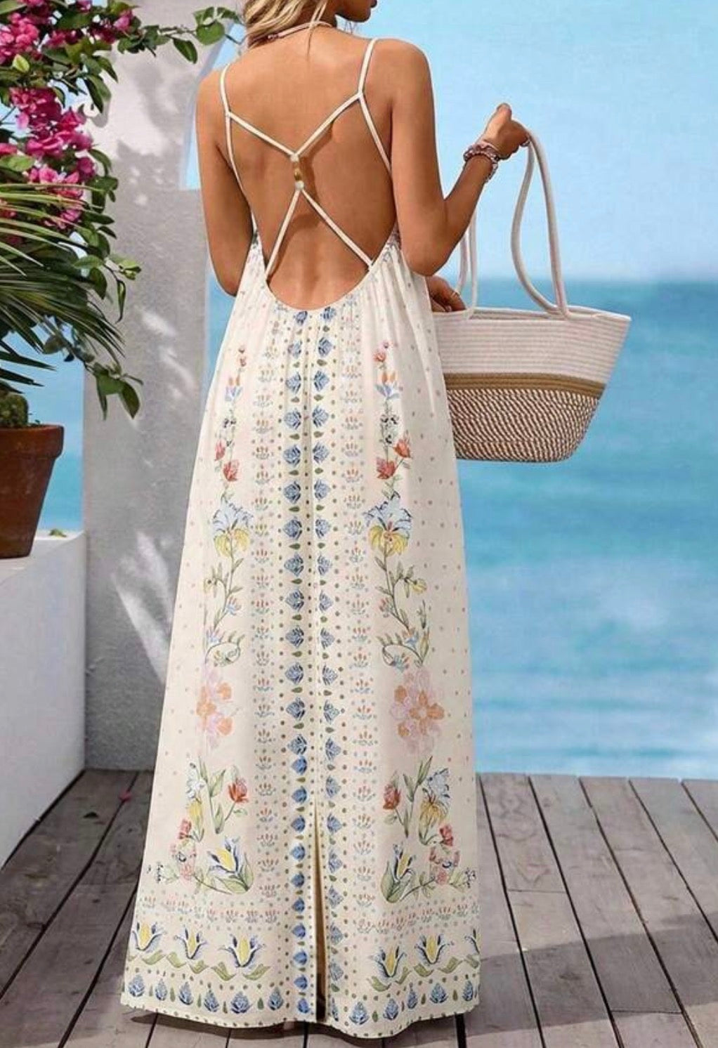 Jullia Floral Summer Long Dress