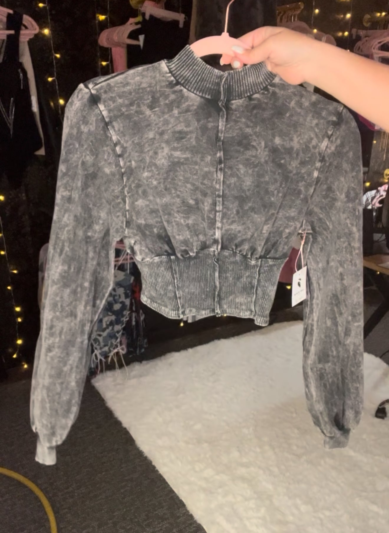 Eva Sweatshirt Crop Top