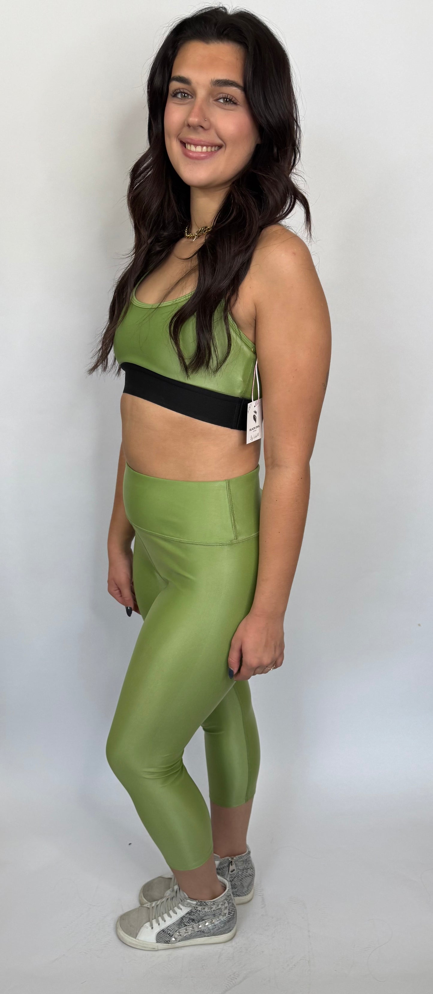 Lex Lime Sports Bra Top