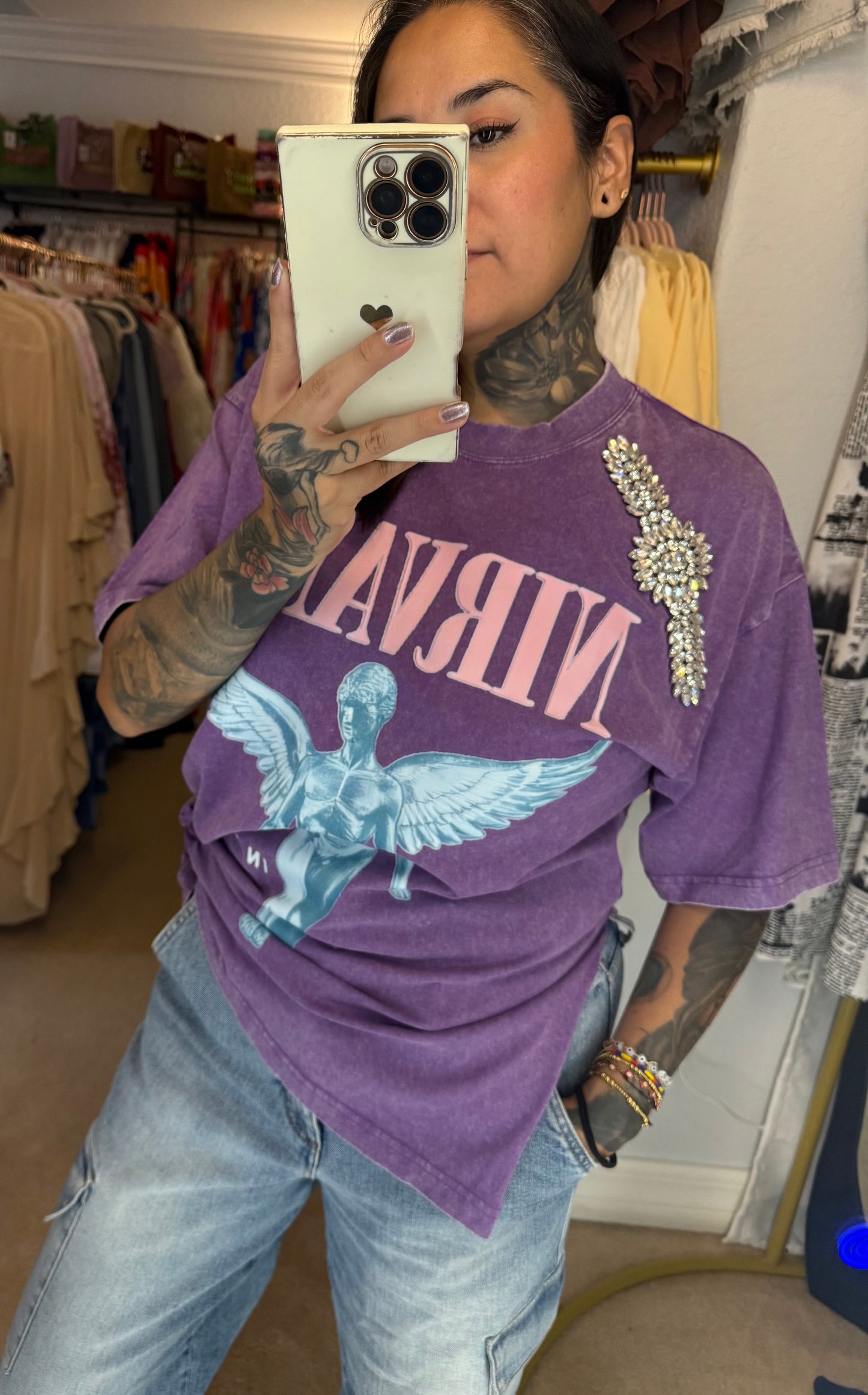 Groupie Lavender Oversized T-Shirt