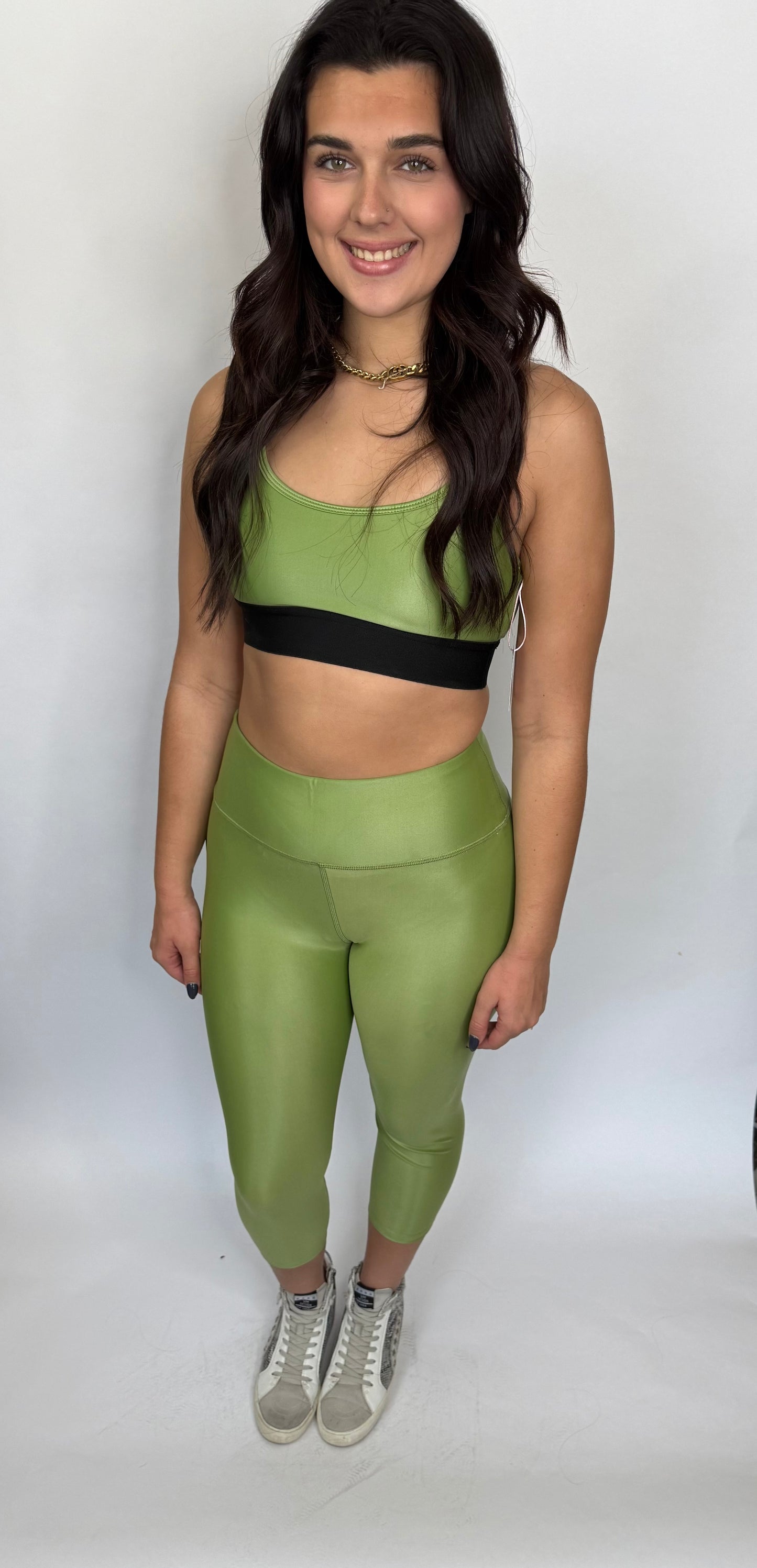 Lex Lime Sports Bra Top