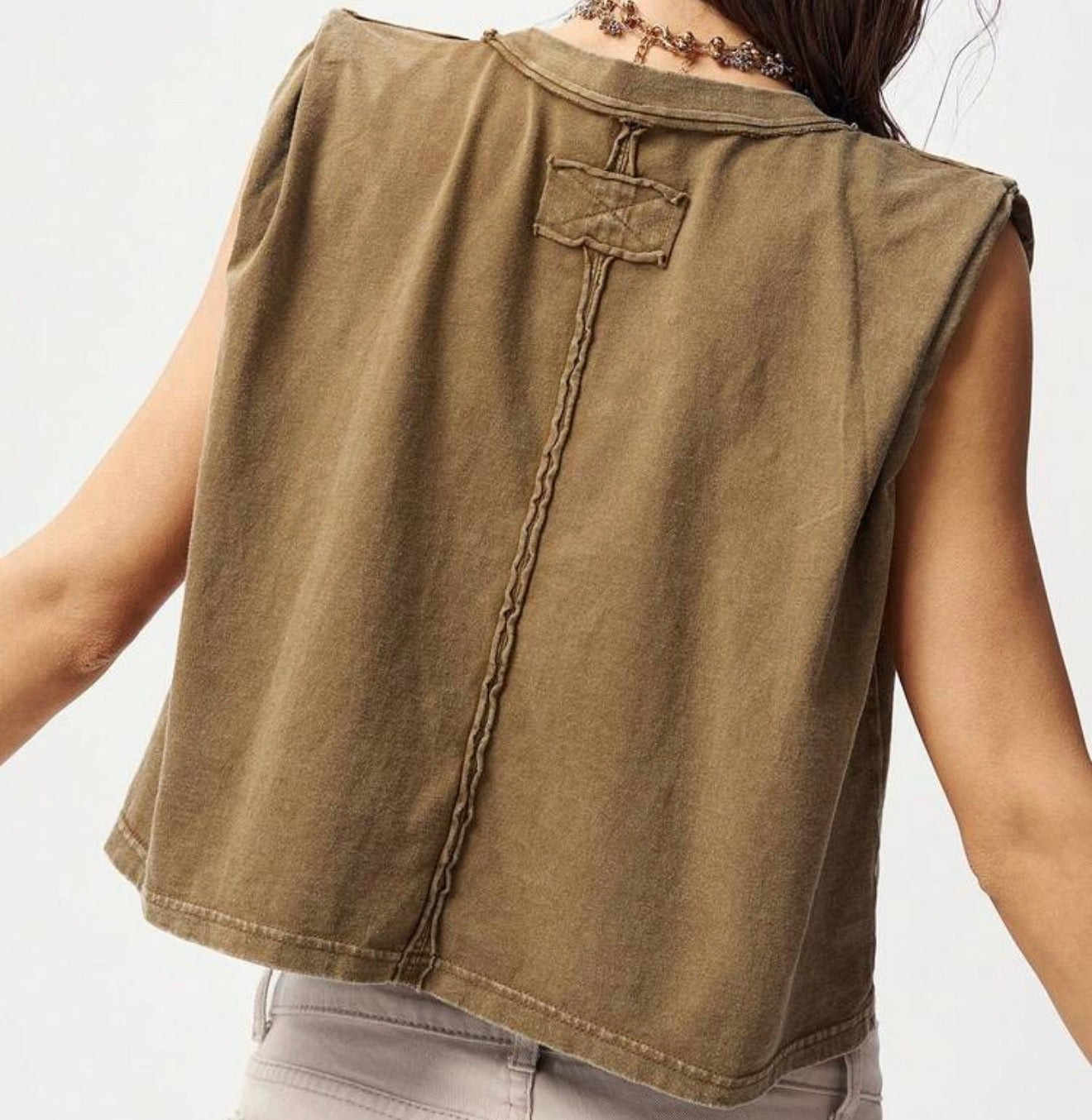 Sparkly Boho Sleeveless top