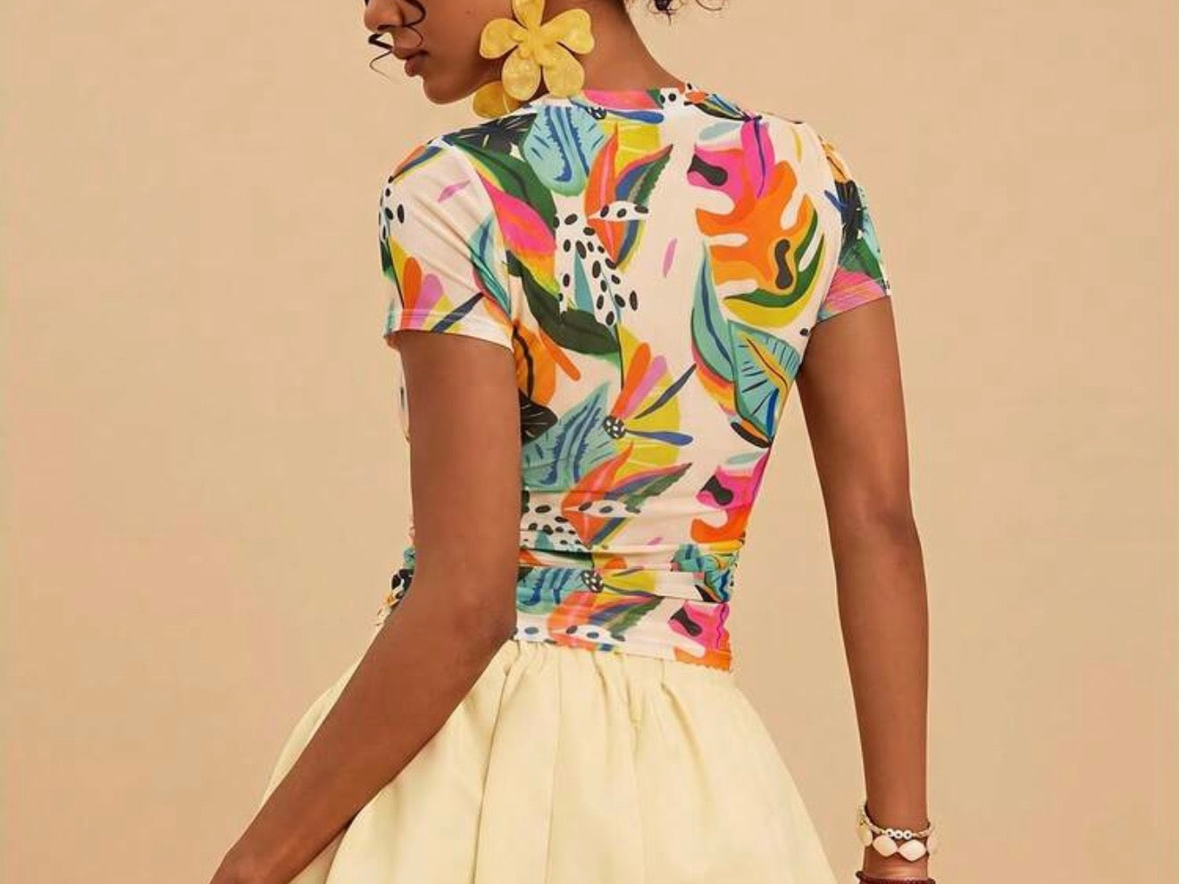 Summer Calling Short Sleeve Mesh Top