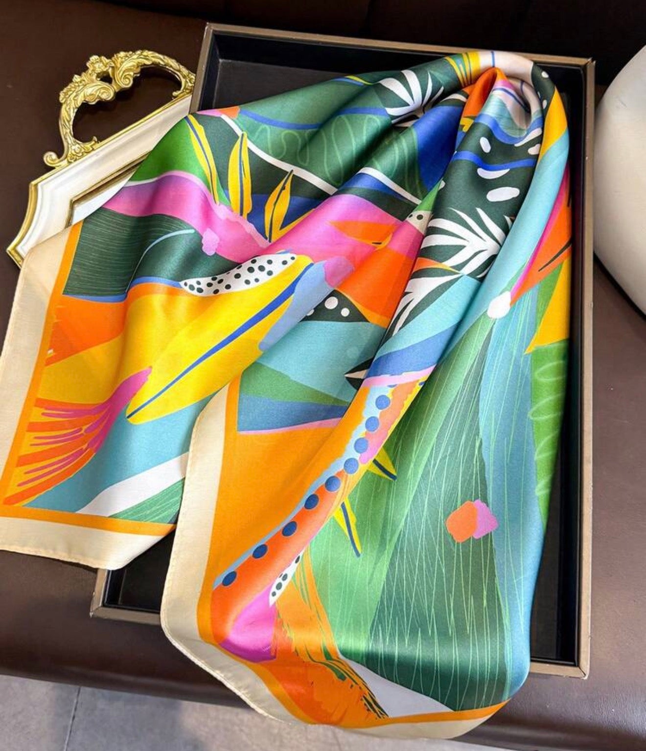Satin Lightweight Square Scarfs