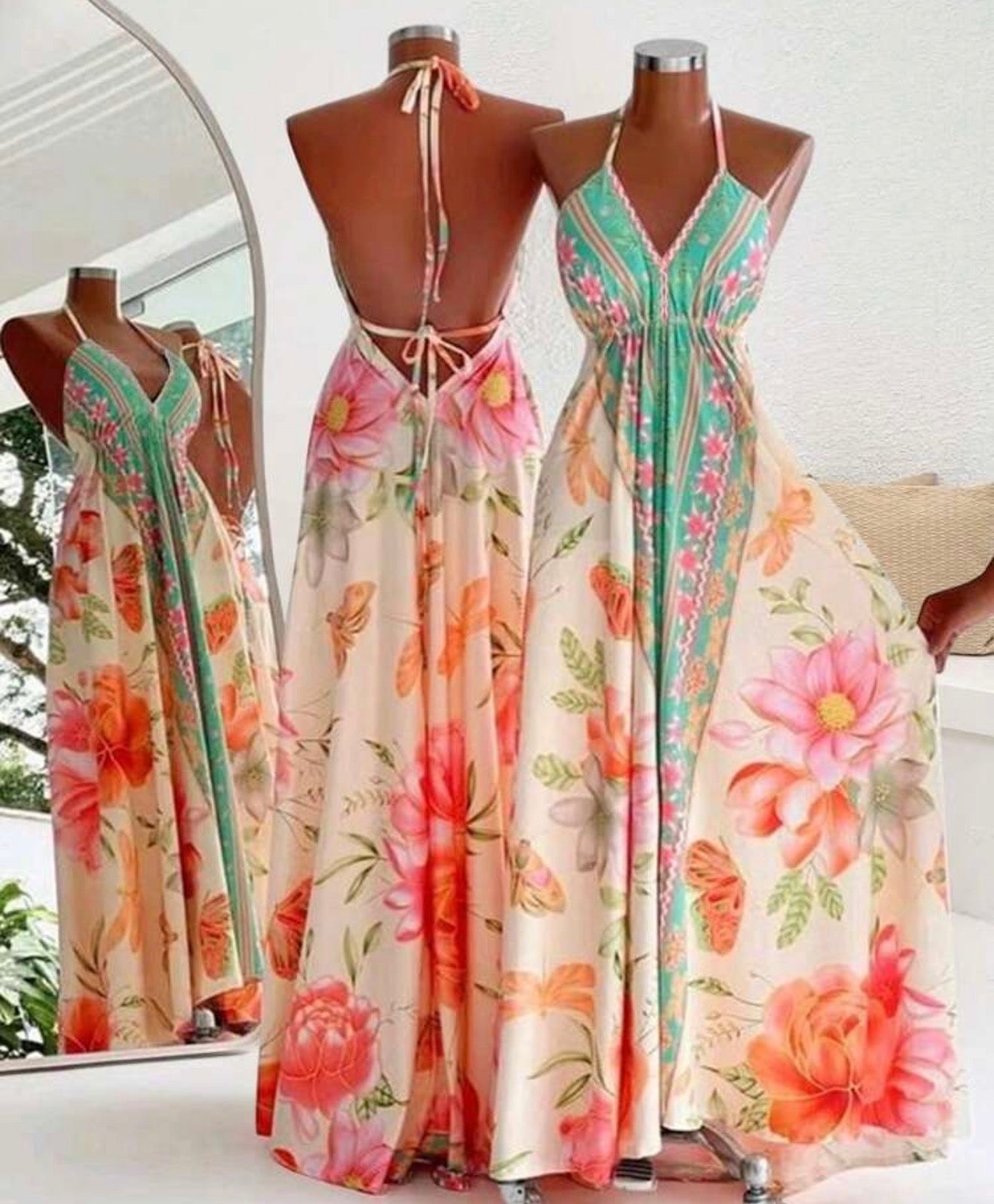 Josephine Flowy Long Summer Dress