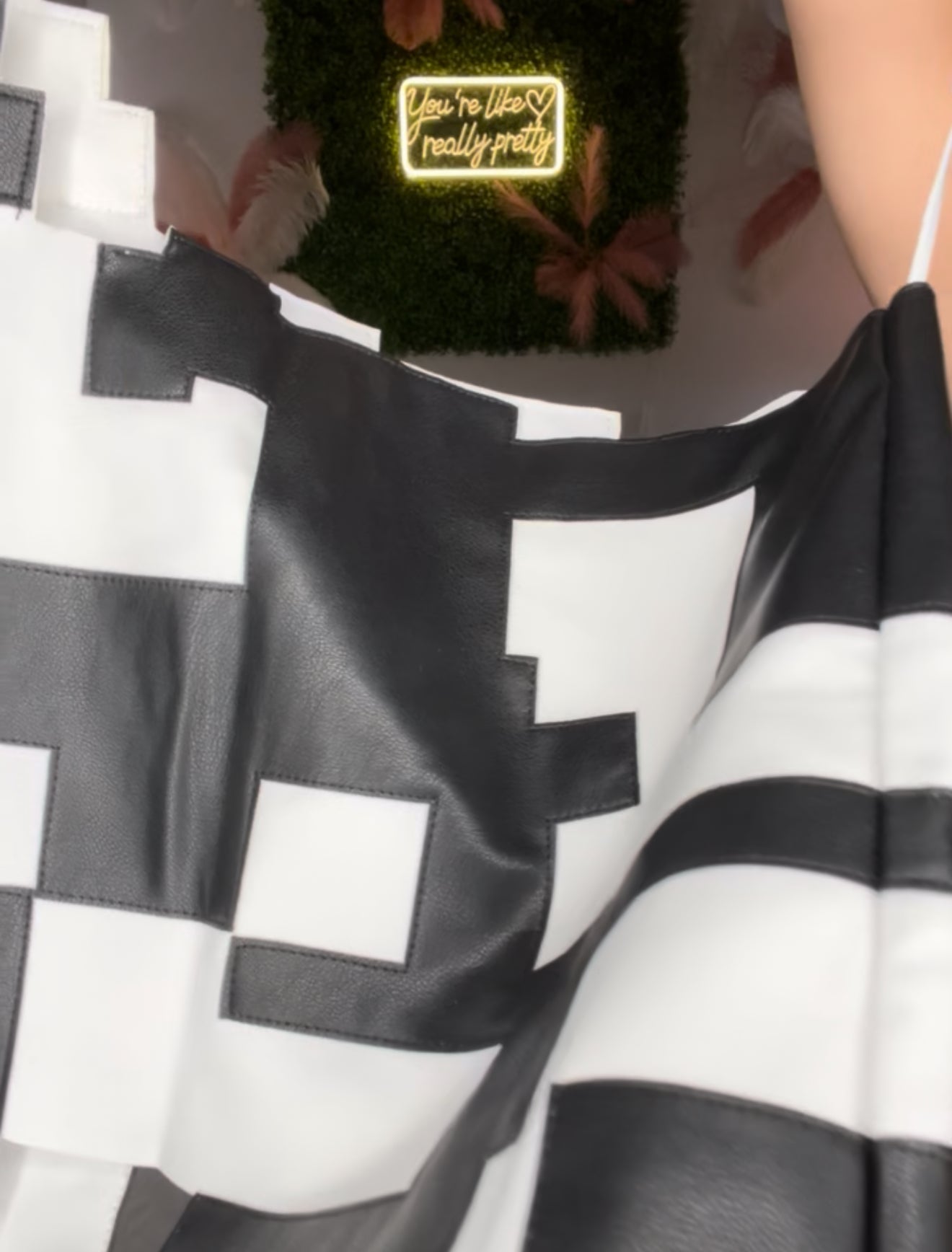 Minecraft Assymetric One Shoulder Top