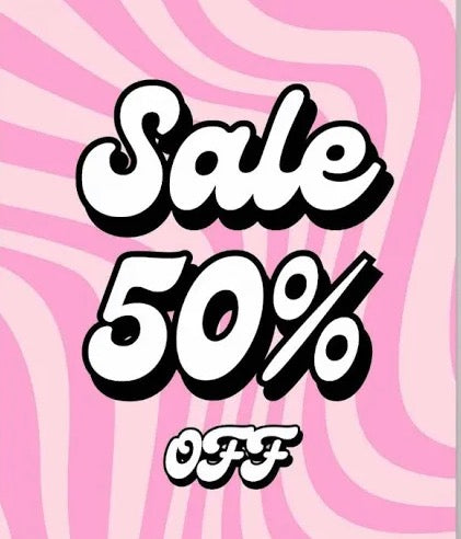 50% OFF Clearance Sale