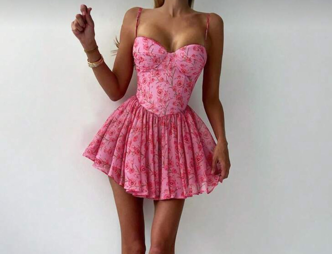 Mystic Garden Mini Dress