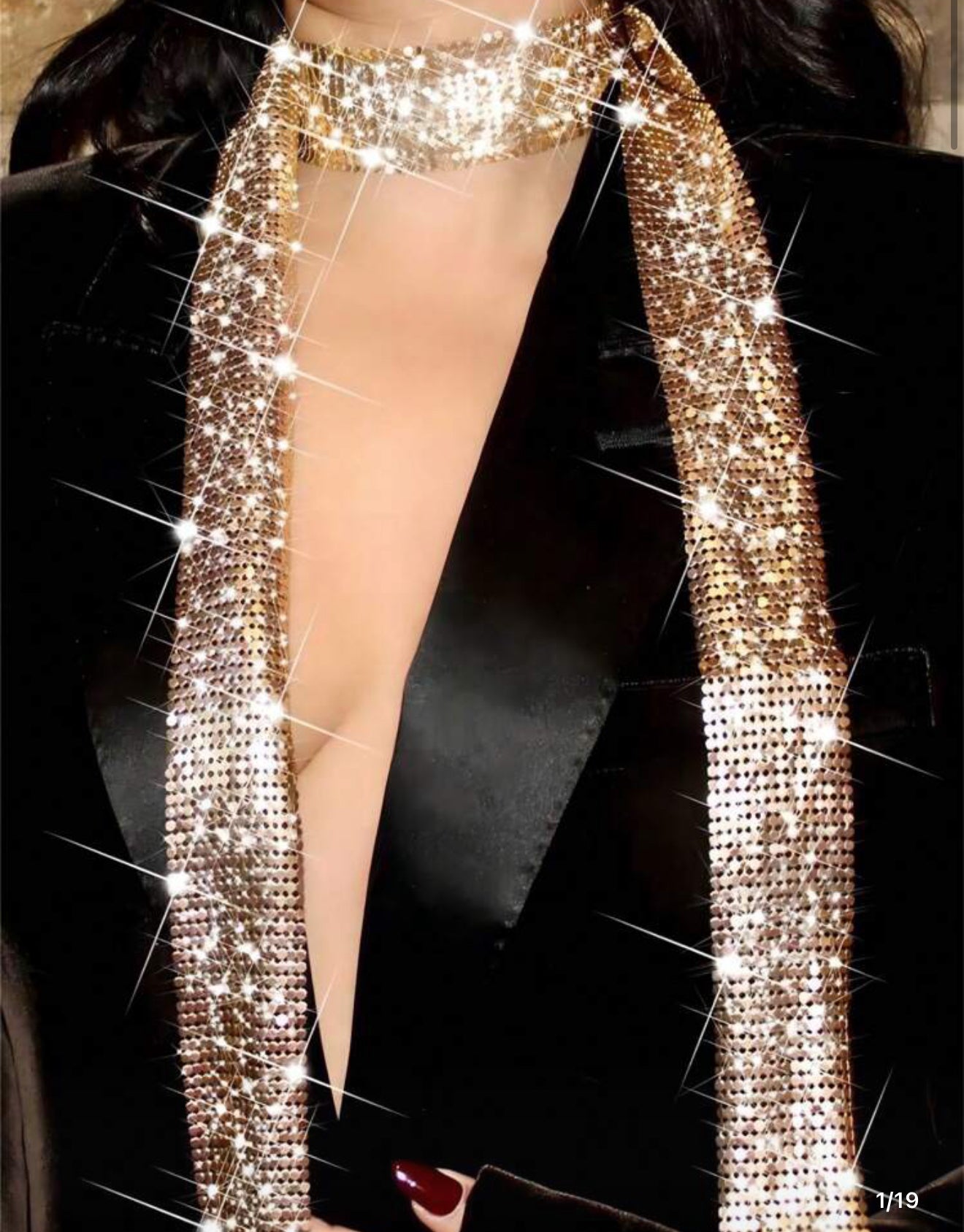 Elegant Chain Scarf / Necklace