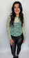 Aqua Lace Long Sleeve Top