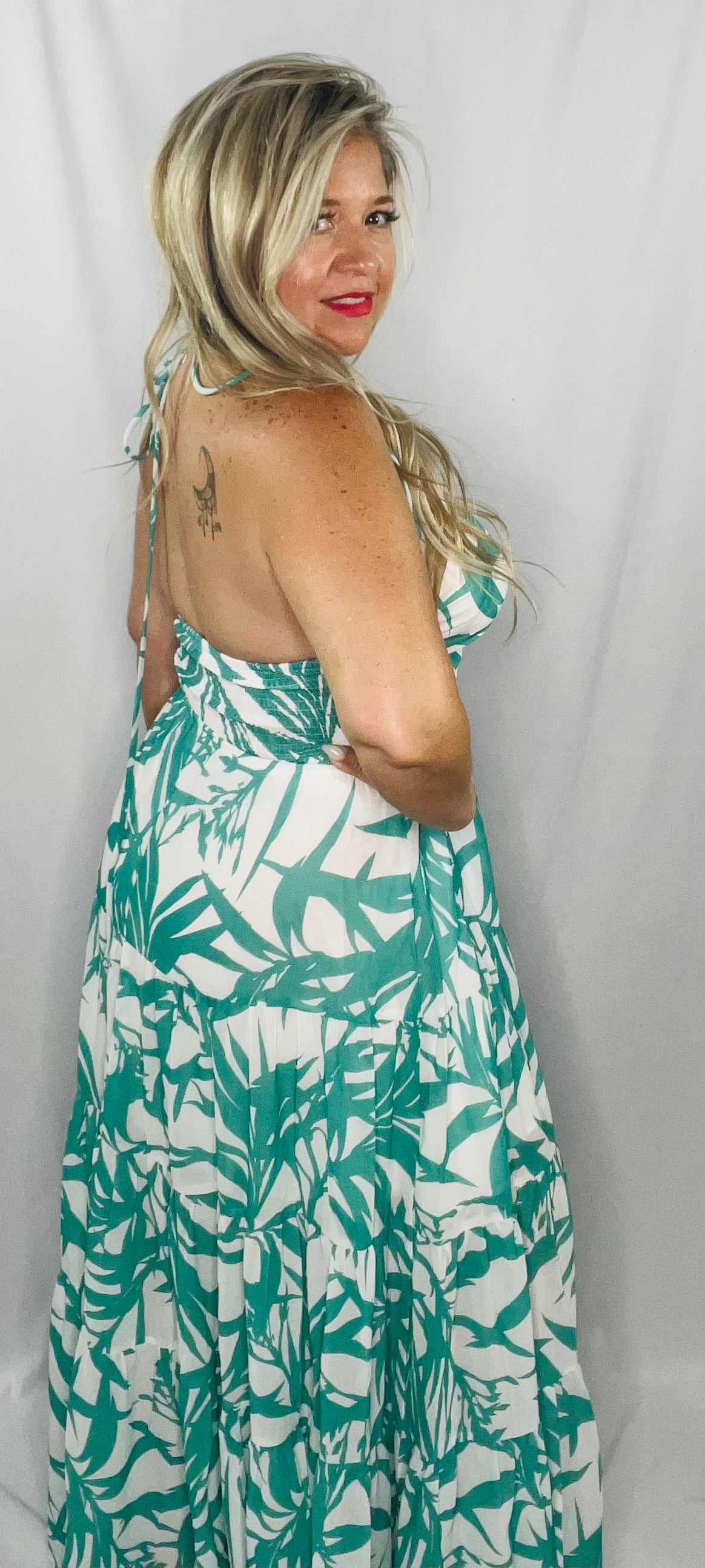 Aruba Tropical Maxi Dress