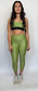 Lex Lime Gloss Capri Legging