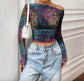 Sasha Long Sleeve Off Shoulder Top