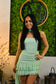 Sweet Pistachio Ruffle Mini Dress