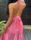 Cherry Long Maxi Dress