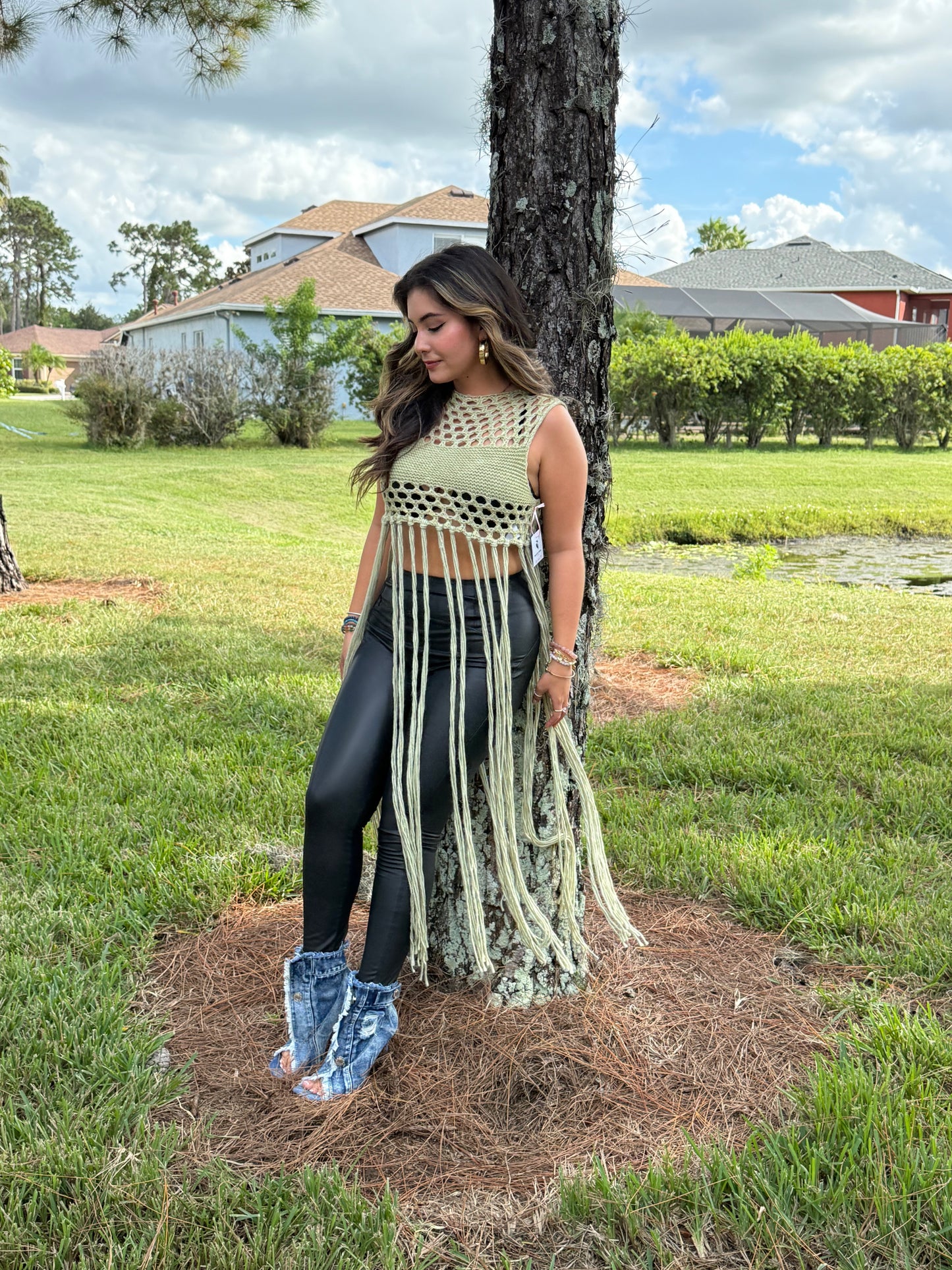 Seduct Me Crochet Vest Top