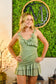 Noelia Sheer Ruffle Mini Dress