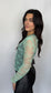 Aqua Lace Long Sleeve Top