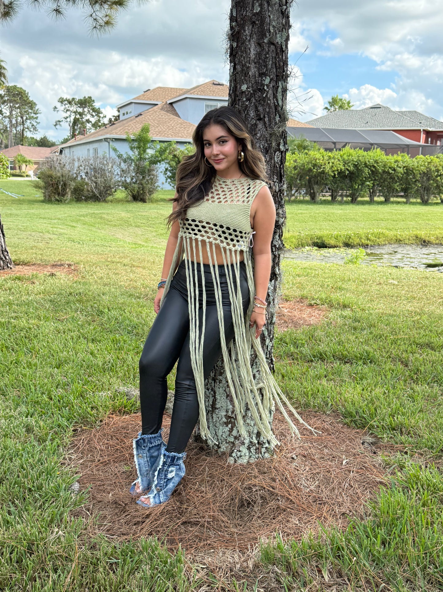 Seduct Me Crochet Vest Top