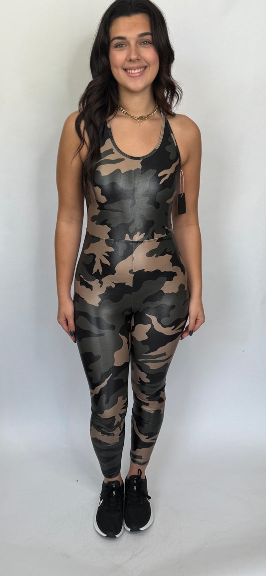 Camo Gloss Sports Jumpsuit