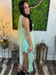 Sweet Pistachio Ruffle Mini Dress