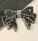 Rhinestone Bow Tie Brooch
