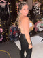 Gold Queen Backless Jewel Top