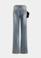 Ribbon Wide Leg Jeans
