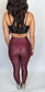 Cherry & Navy Legging