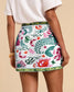 Tropical Style Tie Wrap Skirt