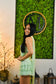 Sweet Pistachio Ruffle Mini Dress
