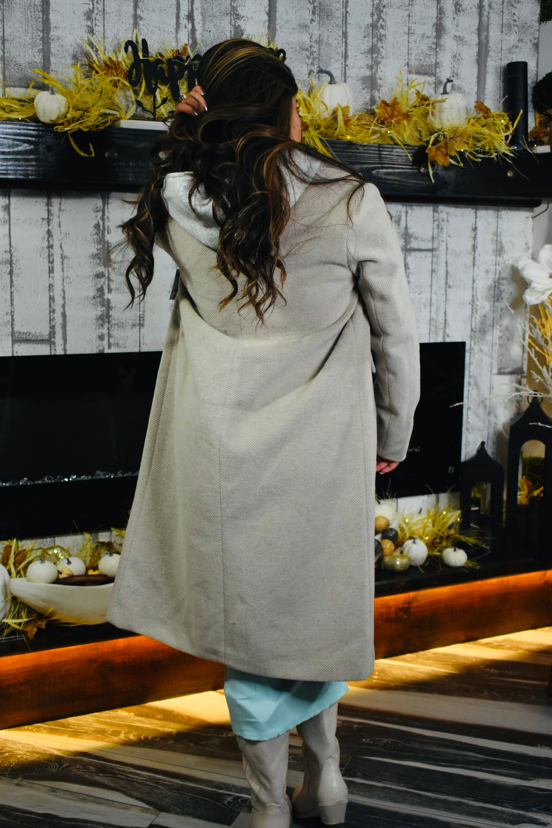 Hoodie Trench Overcoat