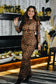 Mariana Animal Print Long Dress