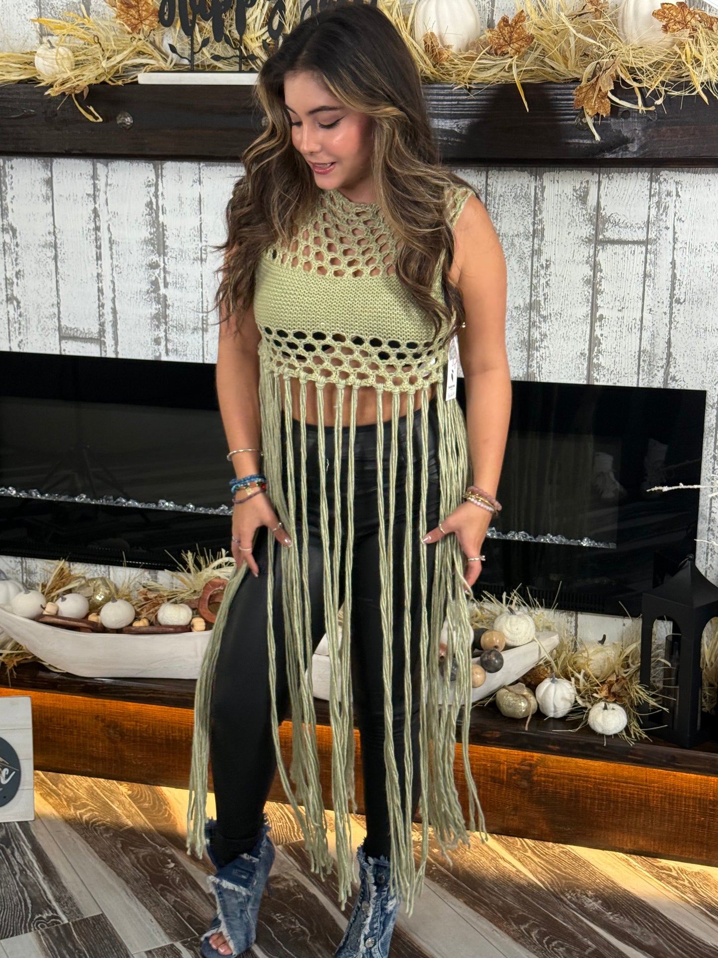 Seduct Me Crochet Vest Top