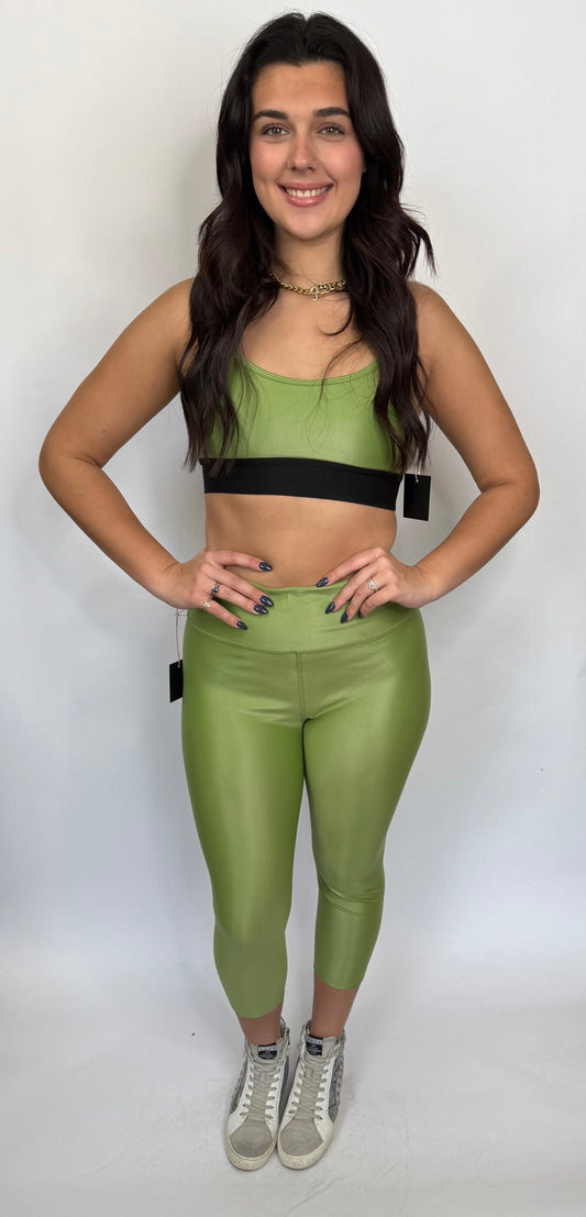 Lex Lime Sports Bra Top