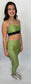 Lex Lime Gloss Capri Legging