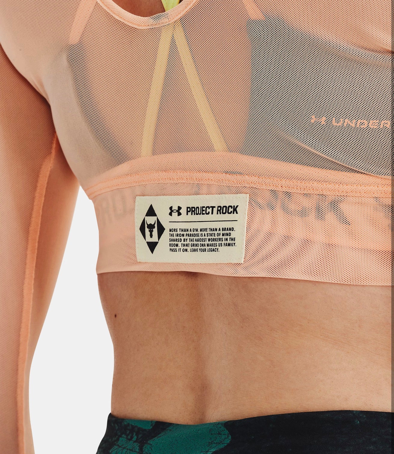 UA Project Rock Sheer Crop Top