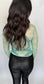 Aqua Lace Long Sleeve Top