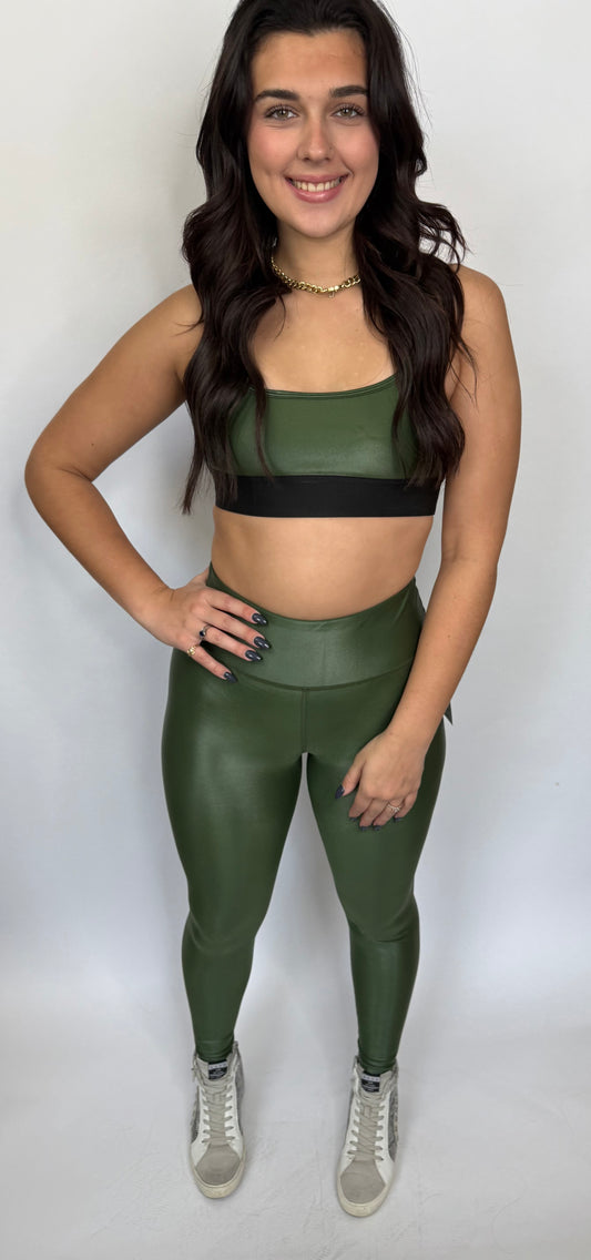 Lex Olive Sports Top