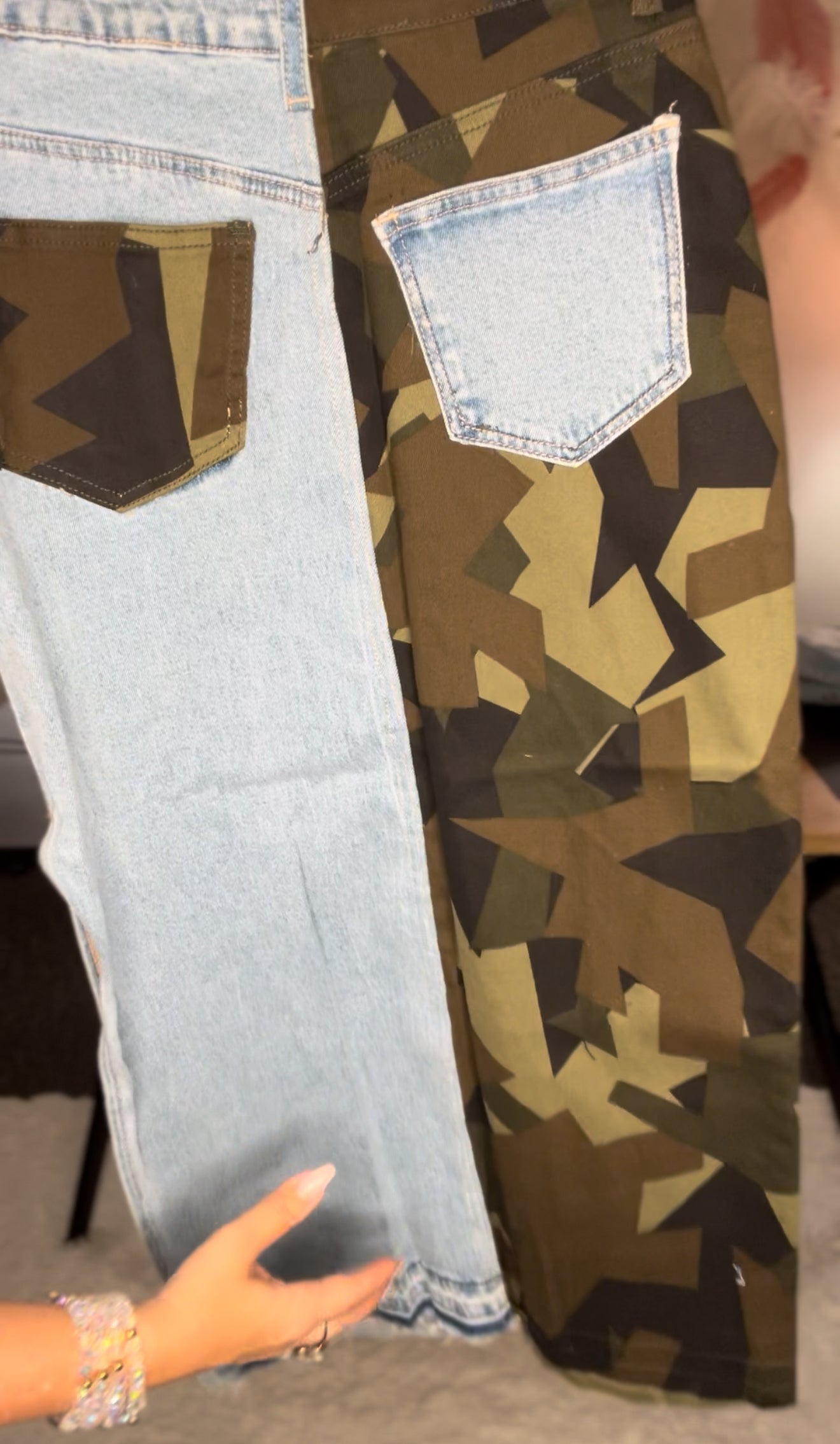 Denim Camo Perfect Skirt