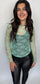 Aqua Lace Long Sleeve Top