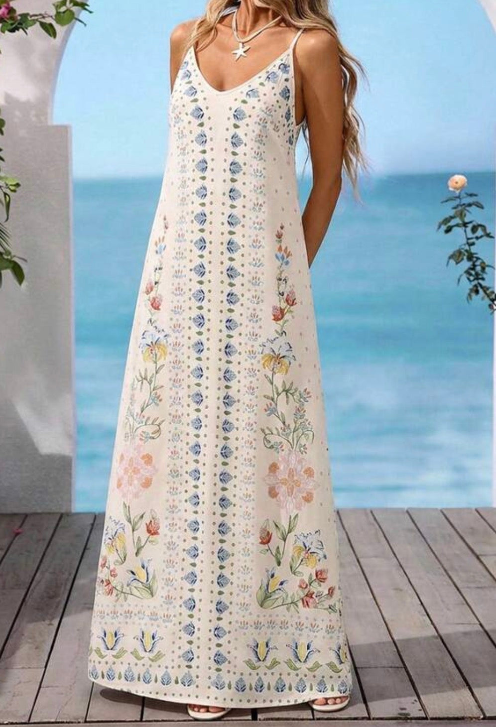 Jullia Floral Summer Long Dress