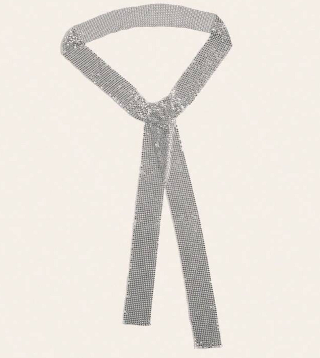 Sparkling Scarf Necklace