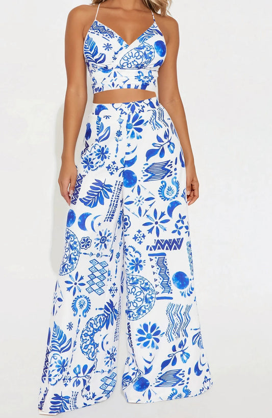 Azul Gaze Top & Pants Set