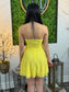 Sunshine Knot Sheer Mini Dress