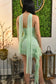 Sweet Pistachio Ruffle Mini Dress