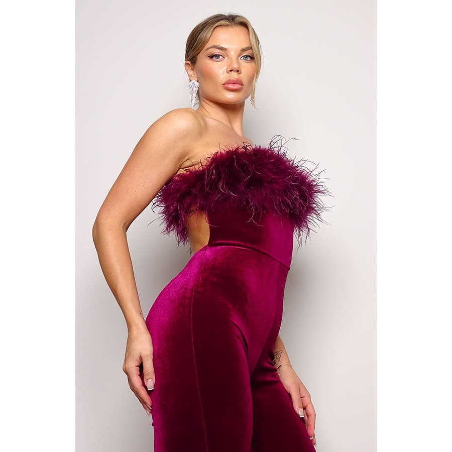 FEATHER AWAY JUMPSUIT