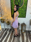 Noelia Sheer Ruffle Mini Dress