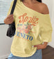 Veneto Oversized Off-shoulder T-Shirt